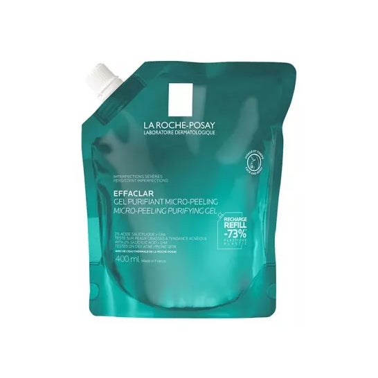 La Roche Posay Effaclar Gel Micro-Peeling Éco-Recharge 400 ml