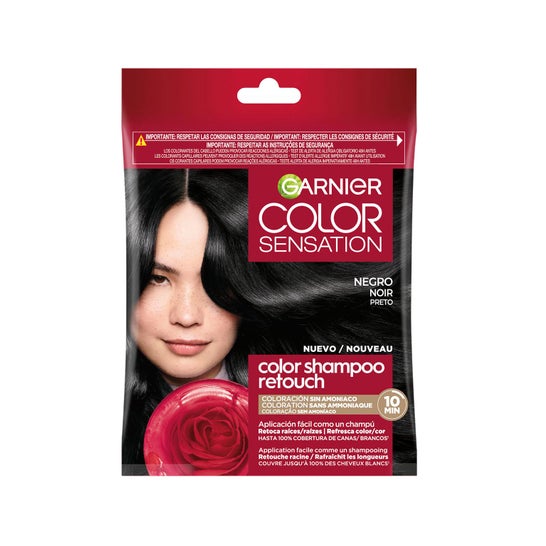 Garnier Color Sensation Color Shampoo Retouch 1.0 Black 3uts