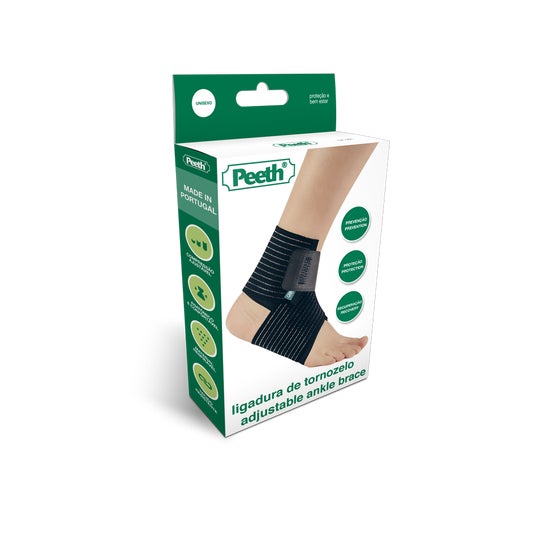Peeth Ligadura de Tornozelo 201 Preto Pequeno 1 Unidade