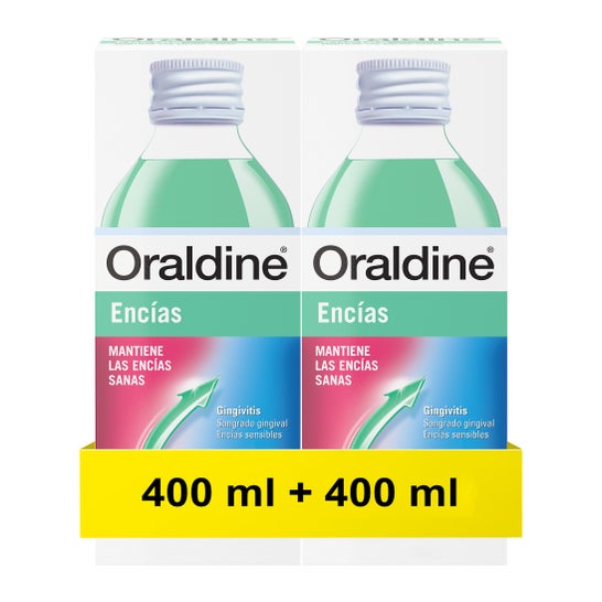 Oraldine Anti-Gingivite Bain de Bouche 2x400ml