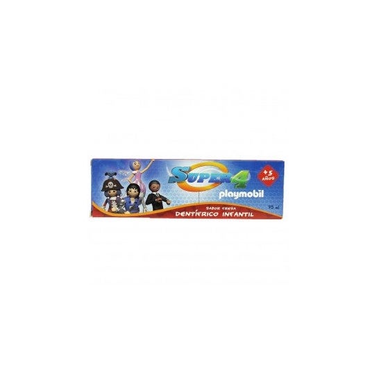 Super4 Playmobil Dentifrice dentaire pour enfants 75ml