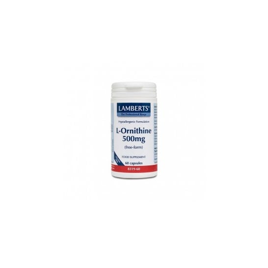 Lamberts Ornithine Hcl 500 Mg 60 Capuchon