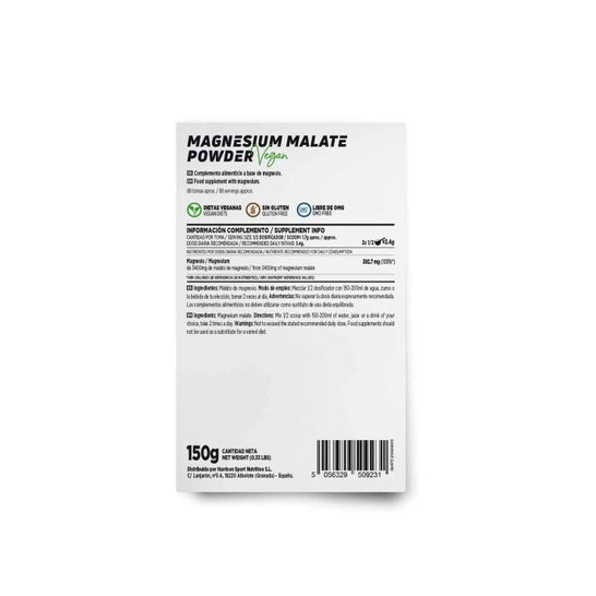 HSN Malato de Magnesio en Polvo 150g