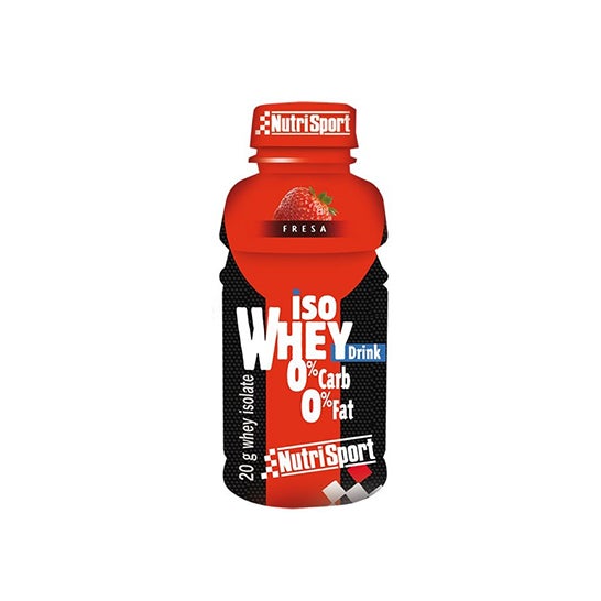 Nutrisport Iso Whey Protein Drink Strawberry 12x250 ml