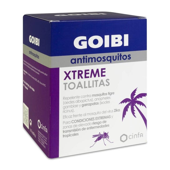 Goibi Xtreme Lingettes anti-moustiques 16 unités