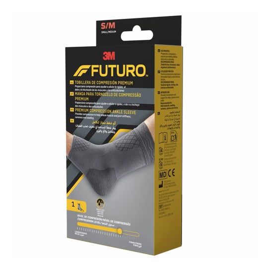 Futuro Chevillère de compression Premium S/M 1 unité
