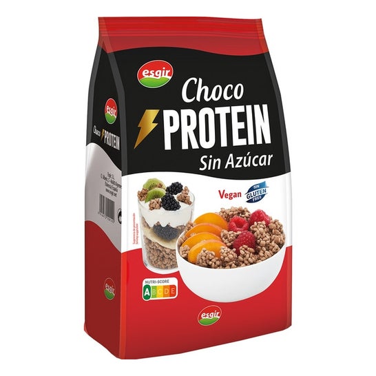 Esgir Choco Protein Sans Sucre Sans Gluten Vegan 250g