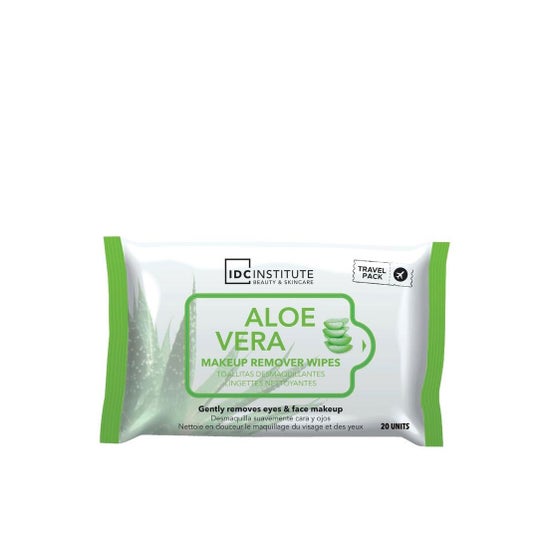 IDC Institute Lingettes démaquillantes à l’aloe vera 20 unités