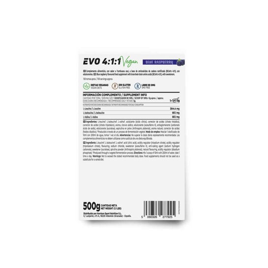 HSN Evo 4:1:1 BCAA's Instantanés fr_FRamboise Bleue 500g