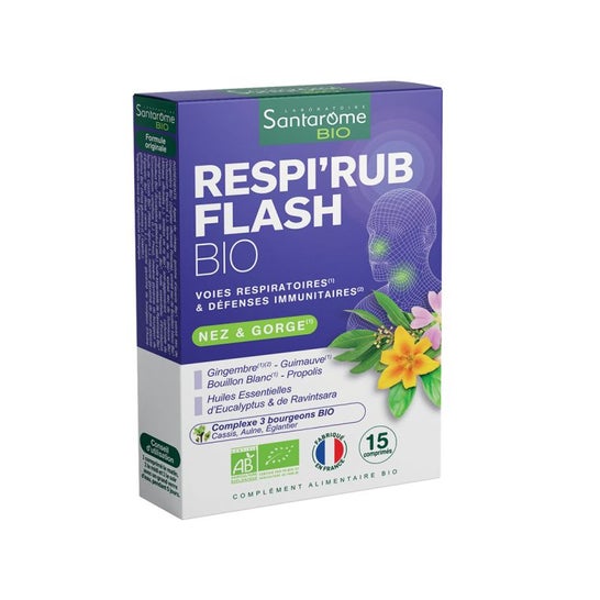 Santarome Respirub Flash Bio 15comp