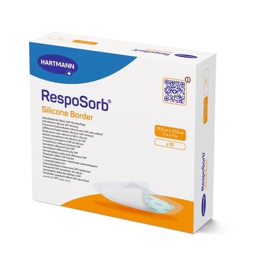 Hartmann RespoSorb Silicone Border 17.5 x 17.5 cm 10 uds