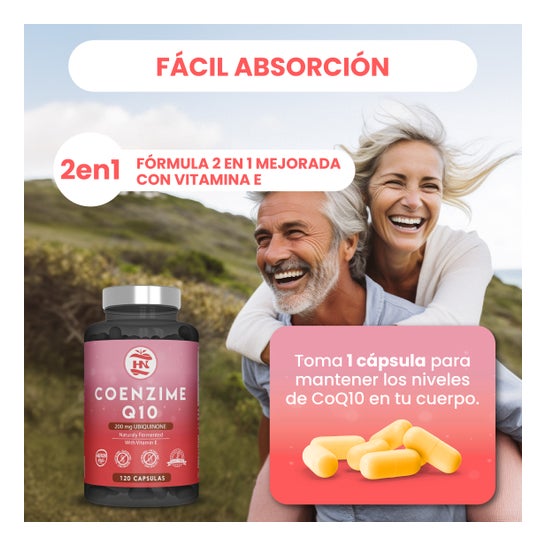 HN Coenzima Q10 200mg Ubiquinone 120 caps