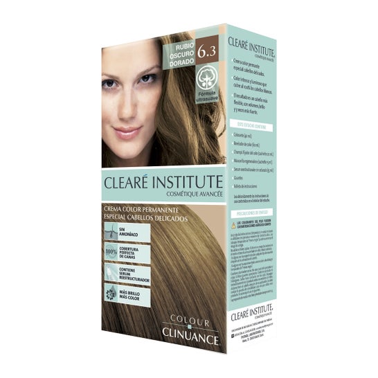Cleare Institute Colour Clinuance Permanent Dye 63 Dark Blonde Gold 170ml
