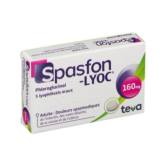 Spasfon-Lyoc 160mg Douleurs Spasmodiques 5comp