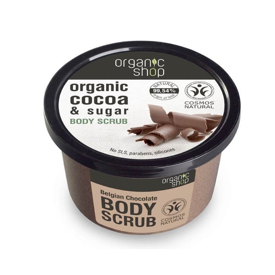 Gommage pour le corps au chocolat belge d'Organic Shop