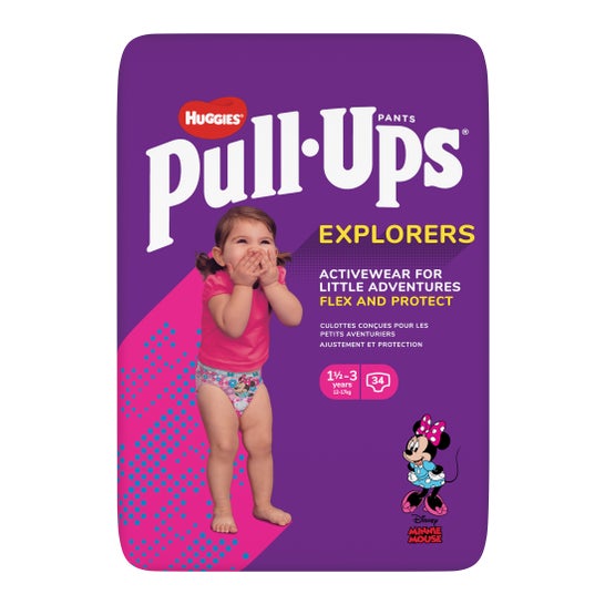 Huggies Pants Pull-Ups Nappy Girl T/5 34pcs