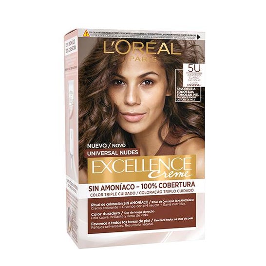 L'Oréal Excellence Creme Universal Nudes 5U Light Brown 1ut