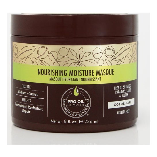 Masque capillaire hydratant Nourishing Moisture de Macadamia 236ml