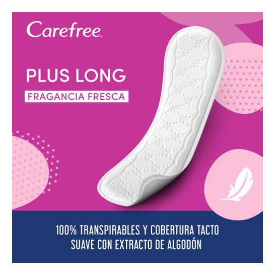 Carefree Carefree Plus Long Protecteur Parfum Frais 40uts