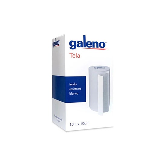 Galeno Ruban adhésif hypoallergénique Tissu blanc 10mx10cm