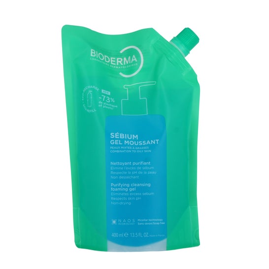Bioderma Sébium Gel moussant Éco-recharge 400 ml