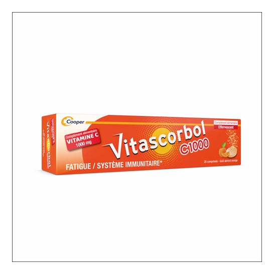 Vitascorbol C1000 20 Comprimés Effervescents