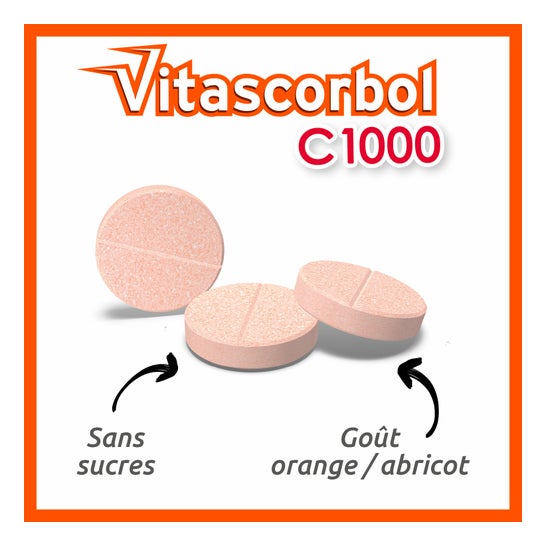 Vitascorbol C1000 20 Comprimés Effervescents