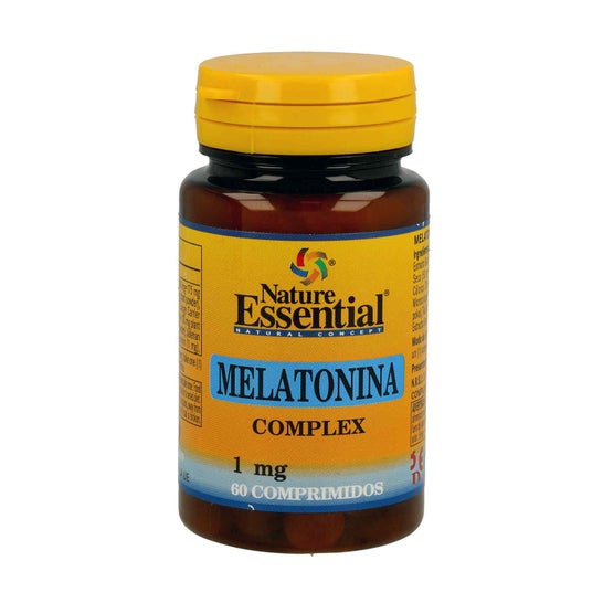 Nature Essential Mélatonine Complexe 1mg 60comp