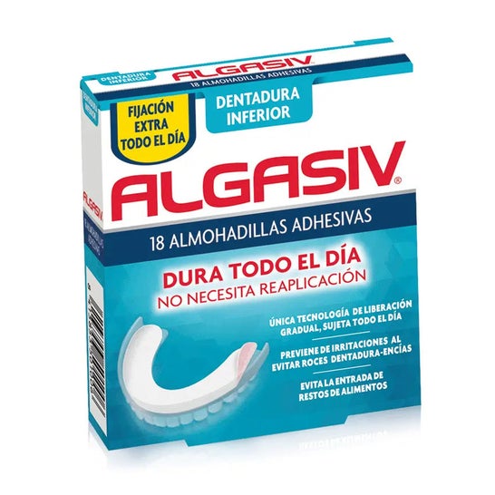 Algasiv Almohadillas Adhesivas Protesis Inferior 18uds Algasiv Almohadillas Adhesivas Protesis Inferior 18uds