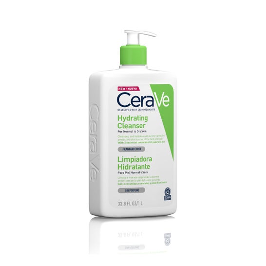 CeraVe Crème Lavante Hydratante Peaux Normales à Sèches 1l