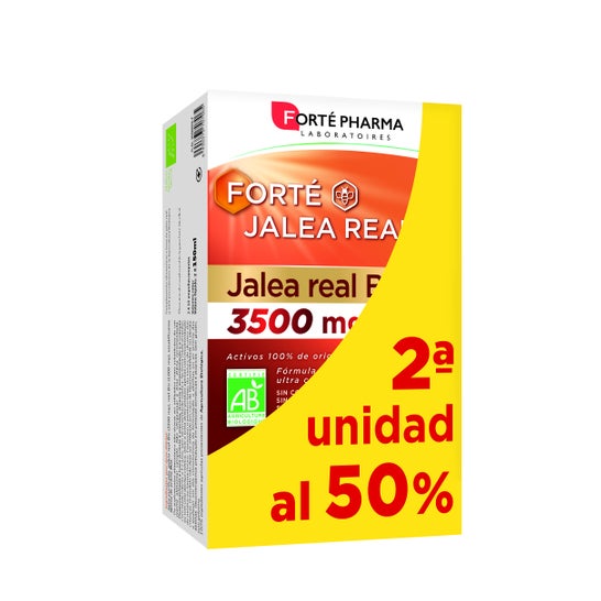 Forté Pharma Forté Gelée Royale Bio 3500mg 2x10 Ampoules
