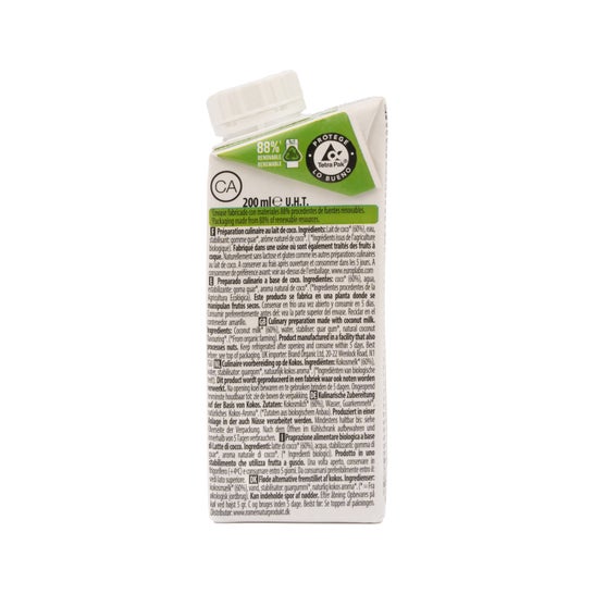 Ecomil Crème de cuisson à la noix de coco biologique 200 ml