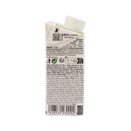 Ecomil Crème de cuisson à la noix de coco biologique 200 ml