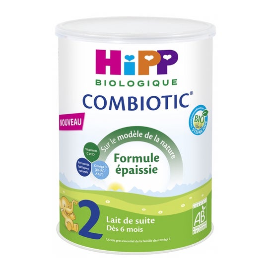 Hipp Combiotic Formule Épaisse 2 Lait de Suite Bio 800g