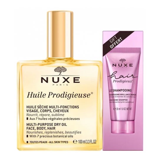 Nuxe Huile Prodigieuse 100ml + Hair Prodigieux Shampoo 30ml