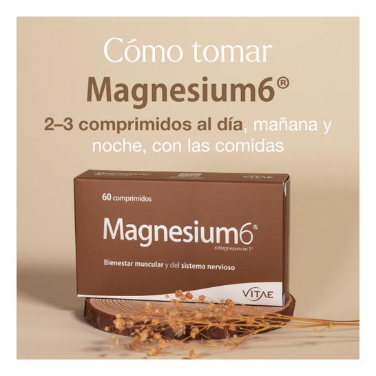 Vitae Magnesium6 60 Comprimés