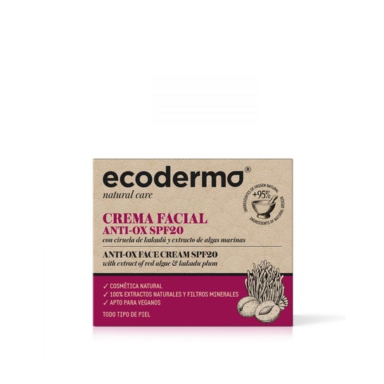 Ecoderma Crema Facial Anti Ox Fps20 50ml
