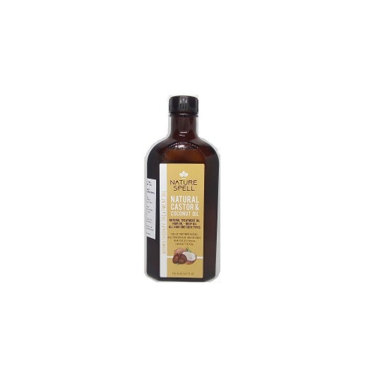 Nature Spell Huile Ricin Coco Corps Cheveux 150ml
