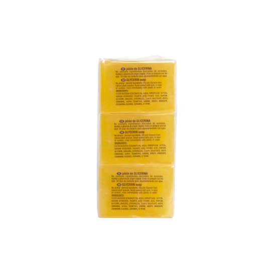 Lixone Glicerina Natural Jabón Piel Sensible 3x125g