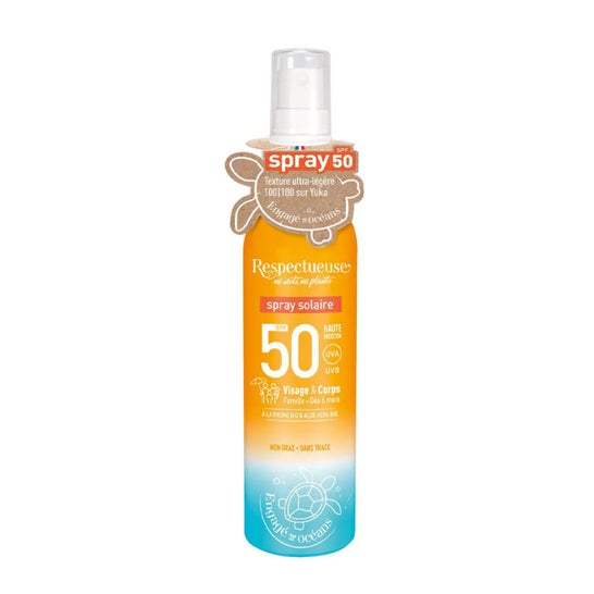 Respectueuse Spray Solaire Spf50 Visage & Corps 100ml