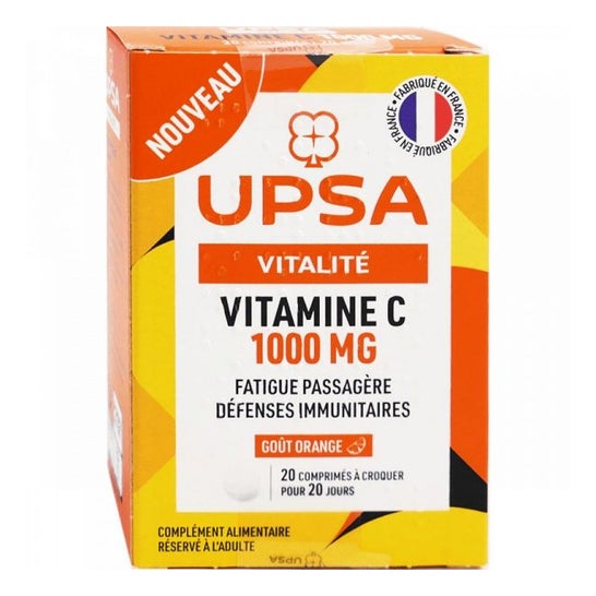 Upsa Vitalité Vitamine C 1000 mg 20 Comprimés