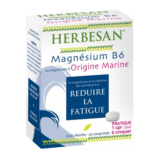 Herbesan Magnésium Marin B6 30 comprimés