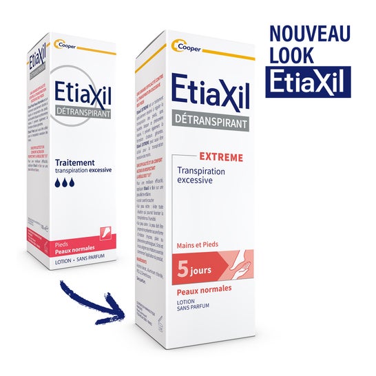 Etiaxil Détranspirant Extreme Mains Et Pieds Peaux Normales 100ml