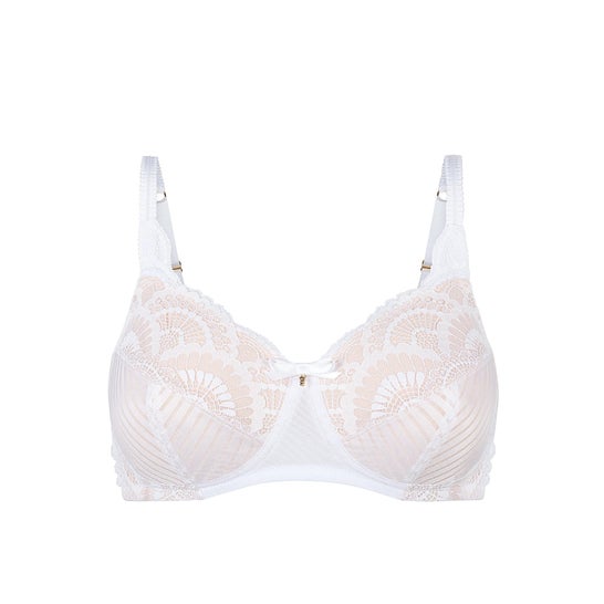 Amoena Karolina Sb44505 Soutien-gorge Blanc Nude Taille 105E 1ut