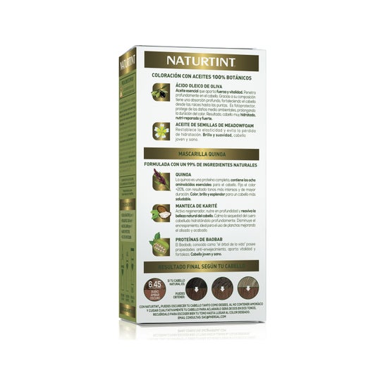 Teinture Naturtint 6.45 RuBio Ambre foncé