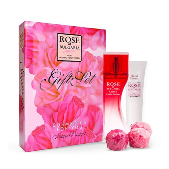 Bulgarian Rose Set Jabones Glicerina Aceites Esenciales 6uds