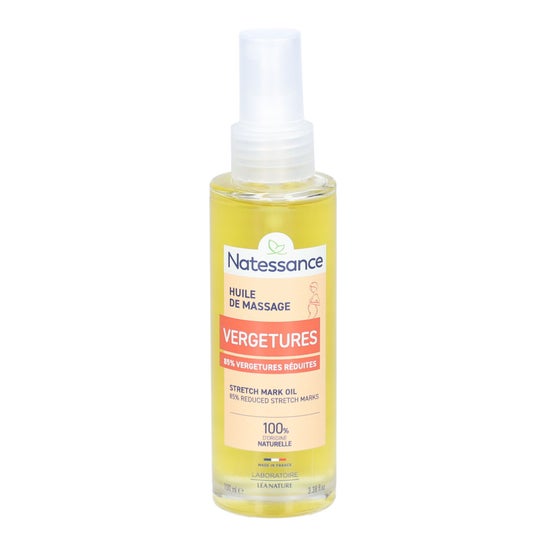 Natessance Huile de Massage Vergetures 100 ml