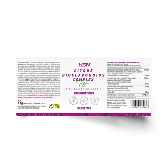 HSN Bioflavonoides Cítricos Complex 120vcaps
