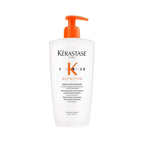Kérastase Nutritive Bain Satin Riche Shampoing Cheveux Très Secs 500ml