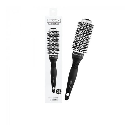Lussoni Care & Style Round Silver Styling Brush 33mm 1ut